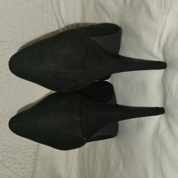 New! Classic black stiletto heels pumps shoes party formal prom size 11 pointed - Picture 10 of 11